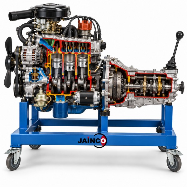 Sectioned Petrol Engine